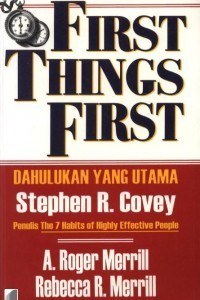Image of First Things First: to live, to learn, to leave legacy